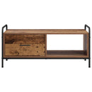 vidaXL Dohányzóasztal Antik Fa 90 x 49 x 41 cm Szerelt Fa