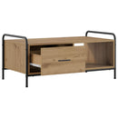 vidaXL Dohányzóasztal Kézműves Tölgy 90 x 49 x 41 cm Szerelt Fa