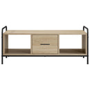 vidaXL Dohányzóasztal Sonoma Tölgy 99,5 x 49 x 41 cm Szerelt Fa