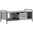 vidaXL Dohányzóasztal Szürke Sonoma 99,5 x 49 x 41 cm Szerelt Fa