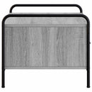 vidaXL Dohányzóasztal Szürke Sonoma 99,5 x 49 x 41 cm Szerelt Fa