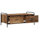 vidaXL Dohányzóasztal Antik Fa 99,5 x 49 x 41 cm Szerelt Fa