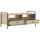 vidaXL Dohányzóasztal Sonoma Tölgy 99,5 x 49 x 46 cm Szerelt Fa