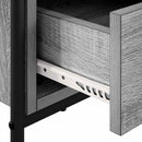 vidaXL Dohányzóasztal Szürke Sonoma 99,5 x 49 x 46 cm Szerelt Fa