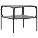 vidaXL Oldal asztal Szürke Sonoma 100 x 50 x 46 cm Szerelt Fa