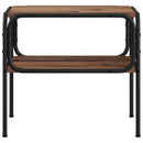 vidaXL Oldal asztal Antik Fa 100 x 50 x 46 cm Szerelt Fa