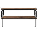 vidaXL Oldal asztal Antik Fa 100 x 50 x 46 cm Szerelt Fa