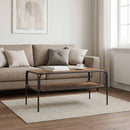 vidaXL Oldal asztal Antik Fa 100 x 50 x 46 cm Szerelt Fa