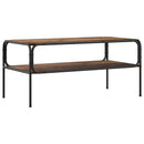 vidaXL Oldal asztal Antik Fa 100 x 50 x 46 cm Szerelt Fa