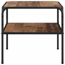 vidaXL Oldal asztal Antik Fa 100 x 50 x 46 cm Szerelt Fa