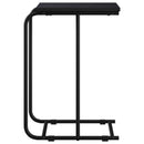 vidaXL Oldal asztal Fekete Tölgy 40 x 31 x 55 cm Szerelt Fa