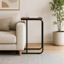 vidaXL Oldal asztal Antik Fa 40 x 31 x 55 cm Szerelt Fa