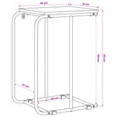 vidaXL Oldal asztal Antik Fa 40 x 31 x 55 cm Szerelt Fa