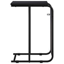 vidaXL Oldal asztal Fekete Tölgy 40 x 31 x 55 cm Szerelt Fa