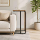 vidaXL Oldal asztal Antik Fa 40 x 31 x 55 cm Szerelt Fa