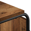 vidaXL Oldal asztal Antik Fa 40 x 31 x 55 cm Szerelt Fa