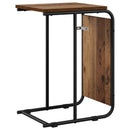 vidaXL Oldal asztal Antik Fa 40 x 31 x 55 cm Szerelt Fa