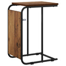 vidaXL Oldal asztal Antik Fa 40 x 31 x 55 cm Szerelt Fa