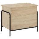 vidaXL Tároló Doboz Sonoma Tölgy 80 x 40 x 49,5 cm Szerelt Fa