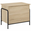 vidaXL Tároló Doboz Sonoma Tölgy 80 x 40 x 49,5 cm Szerelt Fa