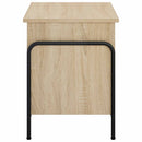 vidaXL Tároló Doboz Sonoma Tölgy 80 x 40 x 49,5 cm Szerelt Fa