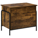 vidaXL Tároló Doboz Füstös Tölgy 80 x 40 x 49,5 cm Szerelt Fa