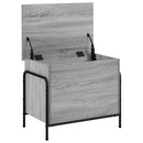 vidaXL Tároló Doboz Szürke Sonoma 80 x 40 x 49,5 cm Szerelt Fa