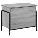 vidaXL Tároló Doboz Szürke Sonoma 80 x 40 x 49,5 cm Szerelt Fa