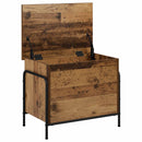 vidaXL Tároló Doboz Antik Fa 80 x 40 x 49,5 cm Szerelt Fa