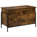 vidaXL Tároló Doboz Füstös Tölgy 80 x 40 x 49,5 cm Szerelt Fa