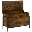 vidaXL Tároló Doboz Füstös Tölgy 80 x 40 x 49,5 cm Szerelt Fa
