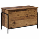 vidaXL Tároló Doboz Antik Fa 80 x 40 x 49,5 cm Szerelt Fa