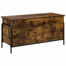 vidaXL Tároló Doboz Füstös Tölgy 80 x 40 x 49,5 cm Szerelt Fa