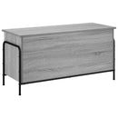 vidaXL Tároló Doboz Szürke Sonoma 80 x 40 x 49,5 cm Szerelt Fa