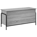 vidaXL Tároló Doboz Szürke Sonoma 80 x 40 x 49,5 cm Szerelt Fa
