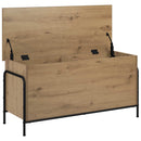 vidaXL Tároló Doboz Kézműves Tölgy 80 x 40 x 49,5 cm Szerelt Fa