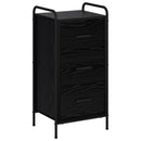 vidaXL Széf Fekete Tölgy 97 x 33 x 81 cm Szerelt Fa