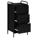 vidaXL Széf Fekete Tölgy 97 x 33 x 81 cm Szerelt Fa