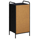 vidaXL Széf Fekete Tölgy 97 x 33 x 81 cm Szerelt Fa