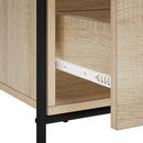 vidaXL Széf Sonoma Tölgy 97 x 33 x 81 cm Szerelt Fa
