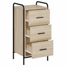vidaXL Széf Sonoma Tölgy 97 x 33 x 81 cm Szerelt Fa