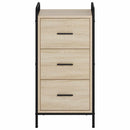 vidaXL Széf Sonoma Tölgy 97 x 33 x 81 cm Szerelt Fa