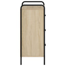 vidaXL Széf Sonoma Tölgy 97 x 33 x 81 cm Szerelt Fa