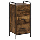 vidaXL Széf Füstös Tölgy 97 x 33 x 81 cm Szerelt Fa