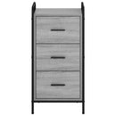 vidaXL Széf Szürke Sonoma 97 x 33 x 81 cm Szerelt Fa