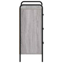 vidaXL Széf Szürke Sonoma 97 x 33 x 81 cm Szerelt Fa