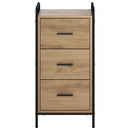 vidaXL Széf Kézműves Tölgy 97 x 33 x 81 cm Szerelt Fa
