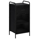 vidaXL Széf Fekete Tölgy 97 x 33 x 81 cm Szerelt Fa