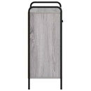 vidaXL Széf Szürke Sonoma 97 x 33 x 81 cm Szerelt Fa