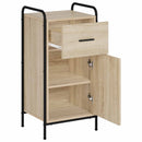 vidaXL Széf Sonoma Tölgy 97 x 33 x 81 cm Szerelt Fa